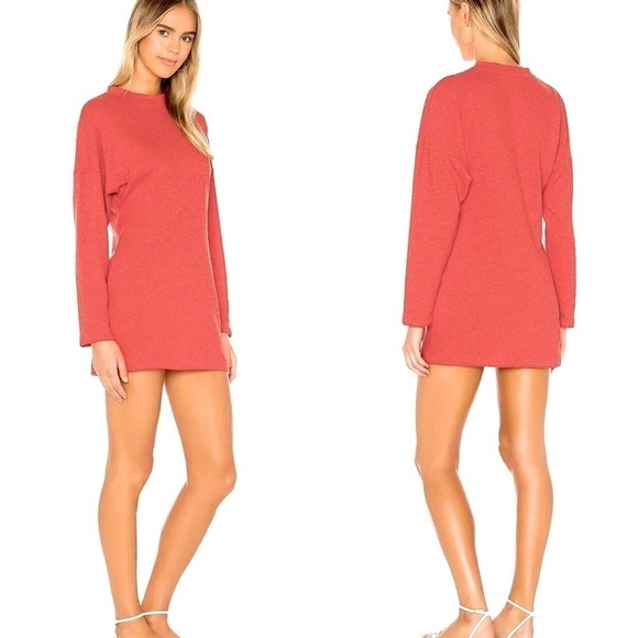 Free People Tops - Free People Beach Magnolia Dolman Mini Dress In Poppy Red Women's Size S
